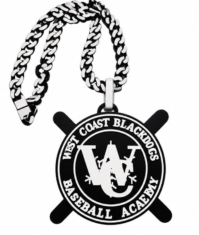 West Coast Blackdogs Pendant & Chain — Made to order